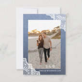 Jean Lace & String Lichten sparen de Foto van Datu Save The Date (Achterkant)