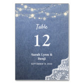 Jean, Lace, String Lights Kaart (Voorkant)