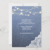 Jean Lace & String Lights Vrijgezellenfeest 2 Kaart (Achterkant)