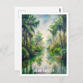 Jean Lafitte Park Waterverf Schilderij Briefkaart (Voorkant / Achterkant)