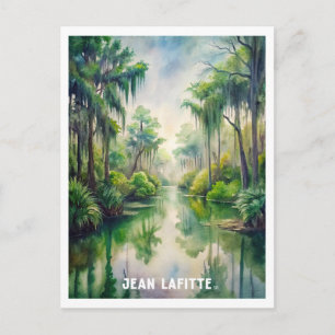 Jean Lafitte Park Waterverf Schilderij Briefkaart
