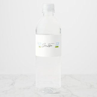 Jean LaTasse Promo Waterfles Etiket