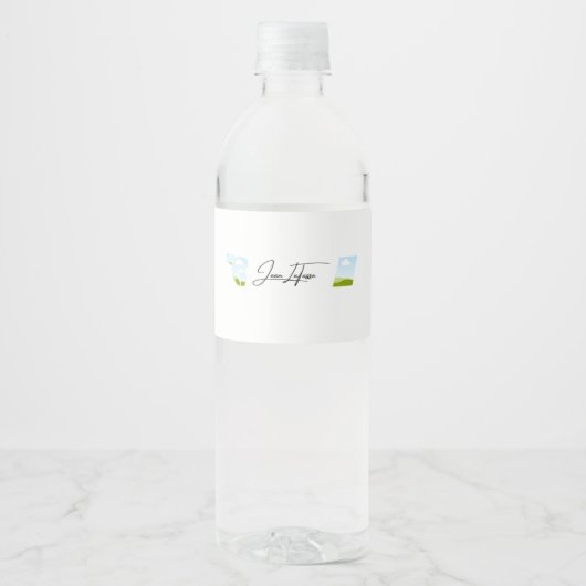 Jean LaTasse Promo Waterfles Waterfles Etiket (Voorkant)