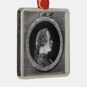 Jean le Rond d'Alembert Metalen Ornament (Rechts)