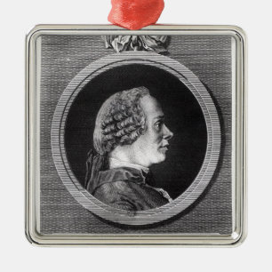 Jean le Rond d'Alembert Metalen Ornament