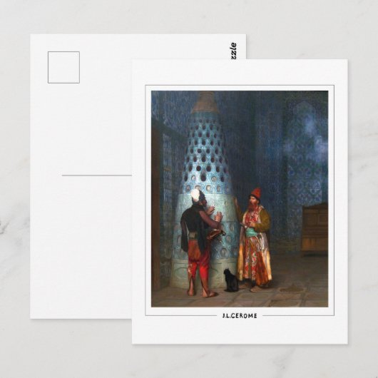 Jean-Léon Gérôme #102 - Briefkaart met fijne kunst (Voorkant / Achterkant)