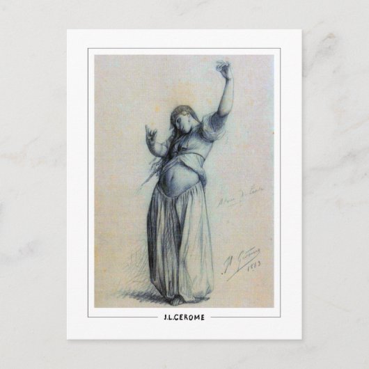 Jean-Léon Gérôme #115 - Briefkaart met fijne kunst (Voorkant)