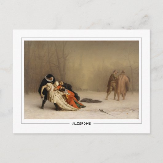 Jean-Léon Gérôme #11 - Kunstmatig Briefkaart (Voorkant)