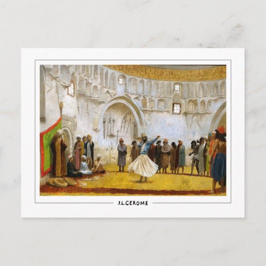 Jean-Léon Gérôme #126 - Briefkaart met fijne kunst (Voorkant)