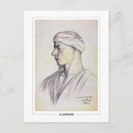 Jean-Léon Gérôme #12 - Briefkaart met fijne kunst (Voorkant)