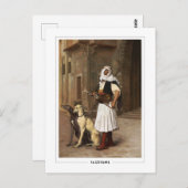 Jean-Léon Gérôme #132 - Briefkaart met fijne kunst (Voorkant / Achterkant)