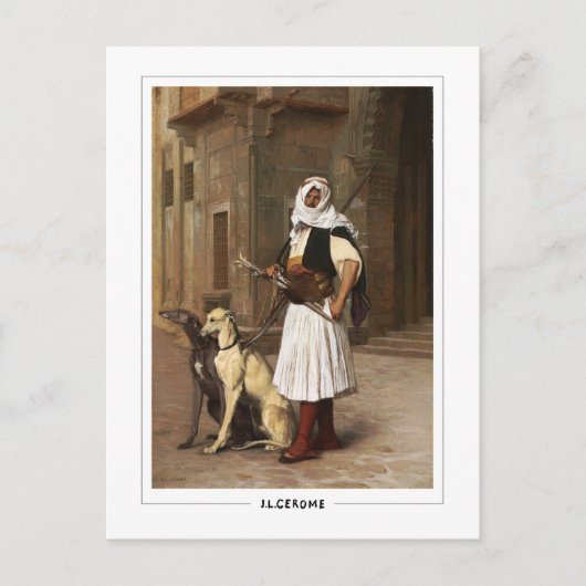 Jean-Léon Gérôme #132 - Briefkaart met fijne kunst (Voorkant)