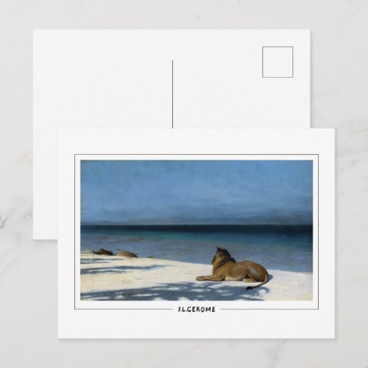 Jean-Léon Gérôme #138 - Fine Art Briefkaart (Voorkant / Achterkant)