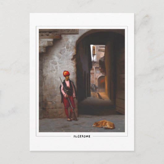 Jean-Léon Gérôme #13 - Briefkaart met fijne kunst (Voorkant)