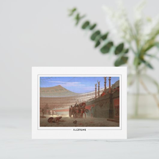 Jean-Léon Gérôme #150 - Kunstmatig Briefkaart (Staand voorkant)