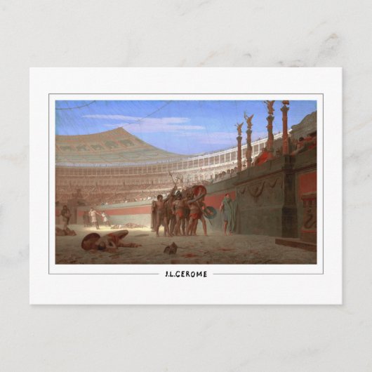 Jean-Léon Gérôme #150 - Kunstmatig Briefkaart (Voorkant)