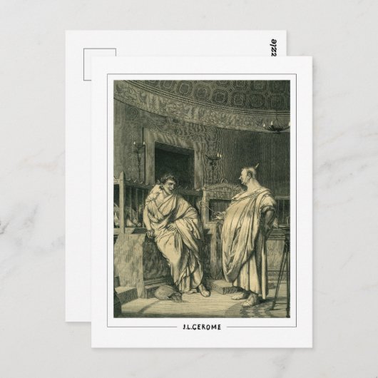 Jean-Léon Gérôme #167 - Briefkaart met fijne kunst (Voorkant / Achterkant)