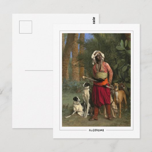 Jean-Léon Gérôme #188 - Fine Art Briefkaart (Voorkant / Achterkant)