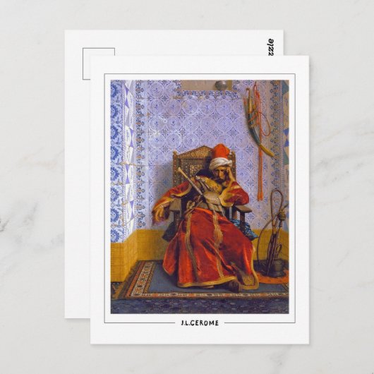 Jean-Léon Gérôme #192 - Fijne Kunst Briefkaart (Voorkant / Achterkant)