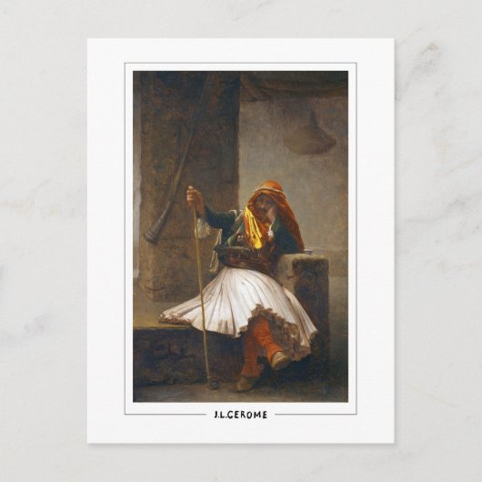 Jean-Léon Gérôme #197 - Briefkaart met fijne kunst (Voorkant)