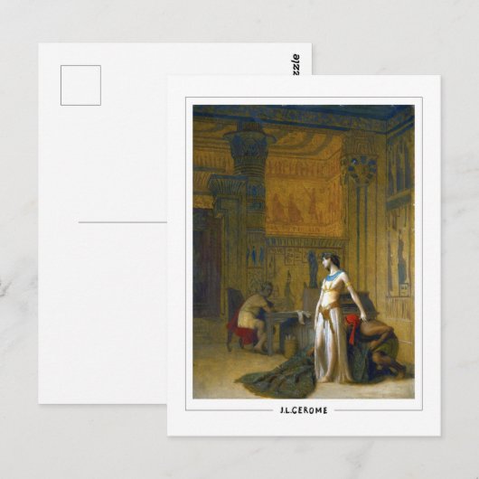 Jean-Léon Gérôme #198 - Fine Art Briefkaart (Voorkant / Achterkant)