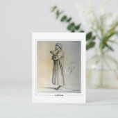 Jean-Léon Gérôme #201 - Briefkaart met fijne kunst (Staand voorkant)