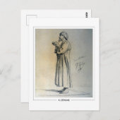 Jean-Léon Gérôme #201 - Briefkaart met fijne kunst (Voorkant / Achterkant)