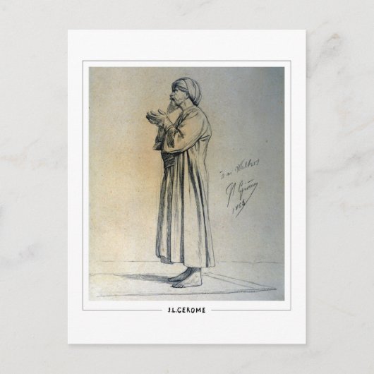 Jean-Léon Gérôme #201 - Briefkaart met fijne kunst (Voorkant)