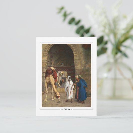 Jean-Léon Gérôme #216 - Briefkaart met fijne kunst (Staand voorkant)