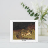 Jean-Léon Gérôme #218 - Fine Art Briefkaart (Staand voorkant)