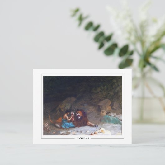 Jean-Léon Gérôme #220 - Briefkaart met fijne kunst (Staand voorkant)