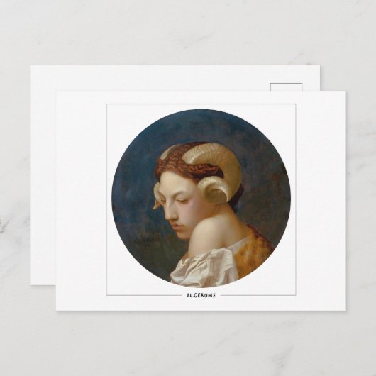 Jean-Léon Gérôme #232 - Briefkaart met fijne kunst (Voorkant / Achterkant)