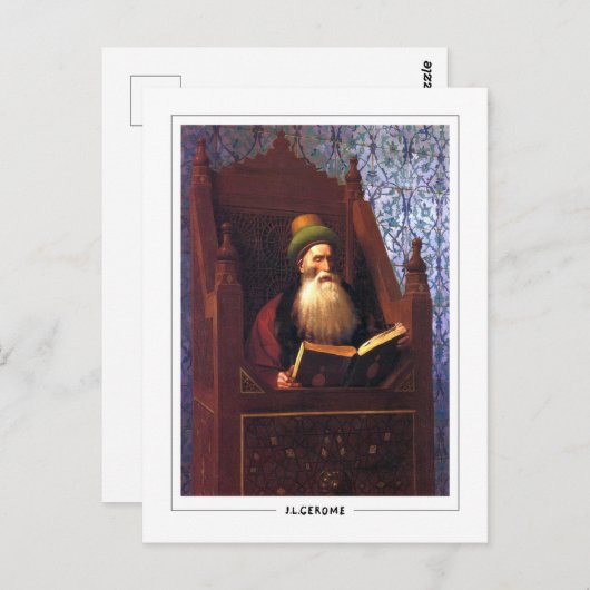 Jean-Léon Gérôme #235 - Briefkaart met fijne kunst (Voorkant / Achterkant)