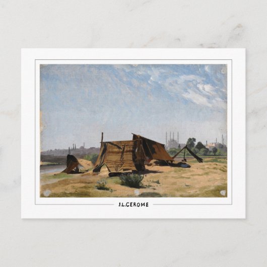 Jean-Léon Gérôme #242 - Briefkaart met fijne kunst (Voorkant)