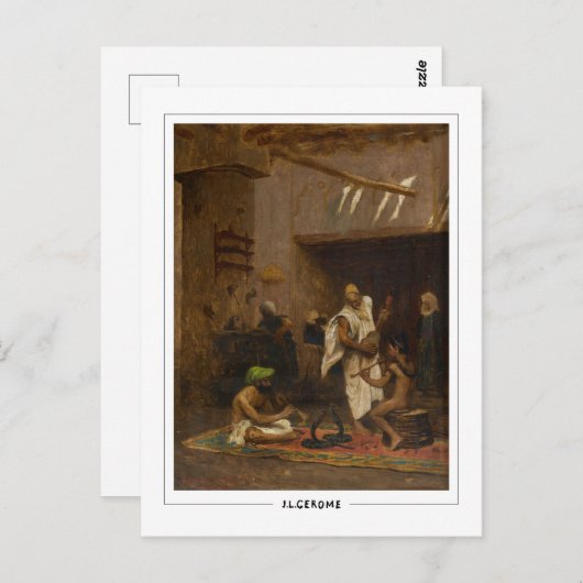 Jean-Léon Gérôme #264 - Briefkaart met fijne kunst (Voorkant / Achterkant)