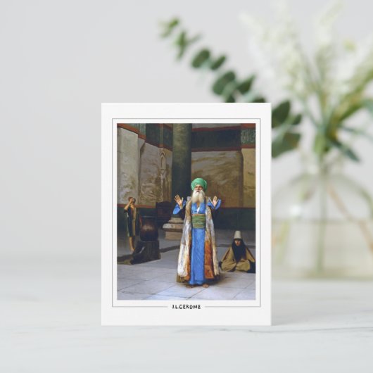 Jean-Léon Gérôme #26 - Briefkaart met fijne kunst (Staand voorkant)