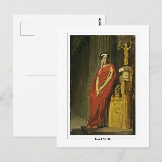 Jean-Léon Gérôme #272 - Briefkaart met fijne kunst (Voorkant / Achterkant)
