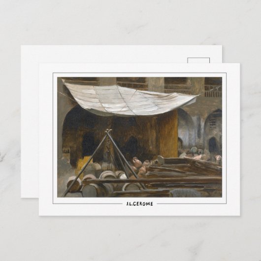 Jean-Léon Gérôme #287 - Briefkaart met fijne kunst (Voorkant / Achterkant)