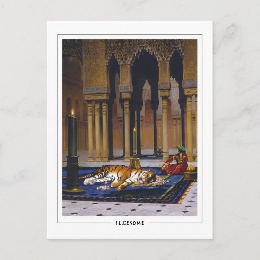 Jean-Léon Gérôme #28 - Briefkaart met fijne kunst (Voorkant)