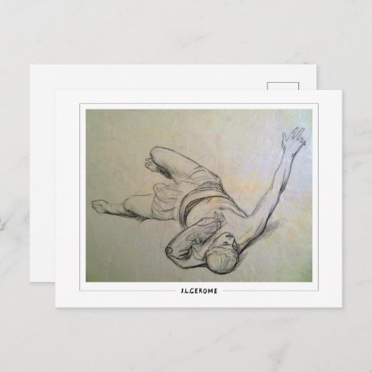 Jean-Léon Gérôme #307 - Briefkaart met fijne kunst (Voorkant / Achterkant)