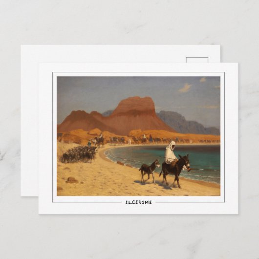 Jean-Léon Gérôme #332 - Briefkaart met fijne kunst (Voorkant / Achterkant)