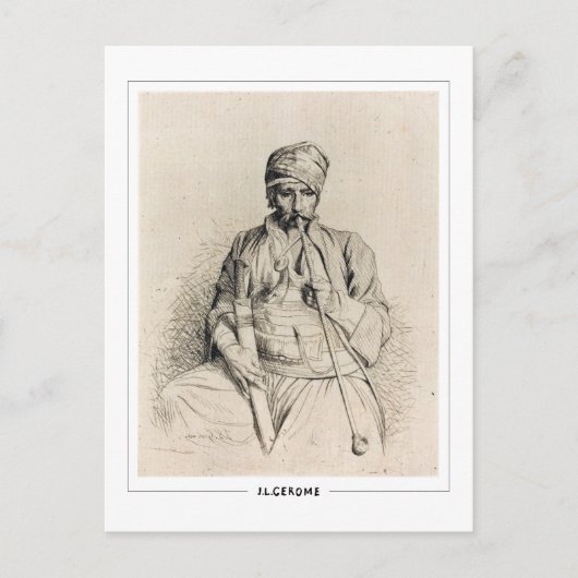 Jean-Léon Gérôme #345 - Briefkaart met fijne kunst (Voorkant)