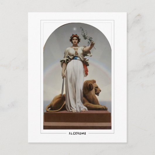 Jean-Léon Gérôme #347 - Briefkaart met fijne kunst (Voorkant)