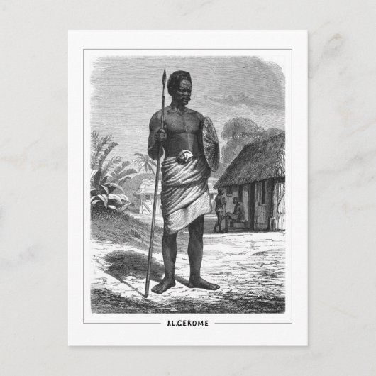 Jean-Léon Gérôme #354 - Briefkaart met fijne kunst (Voorkant)