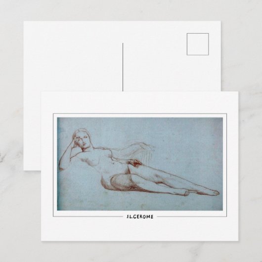 Jean-Léon Gérôme #38 - Briefkaart met fijne kunst (Voorkant / Achterkant)