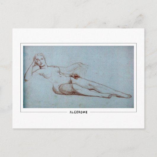 Jean-Léon Gérôme #38 - Briefkaart met fijne kunst (Voorkant)