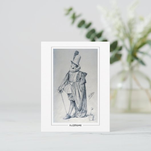 Jean-Léon Gérôme #41 - Kunstmatig Briefkaart (Staand voorkant)