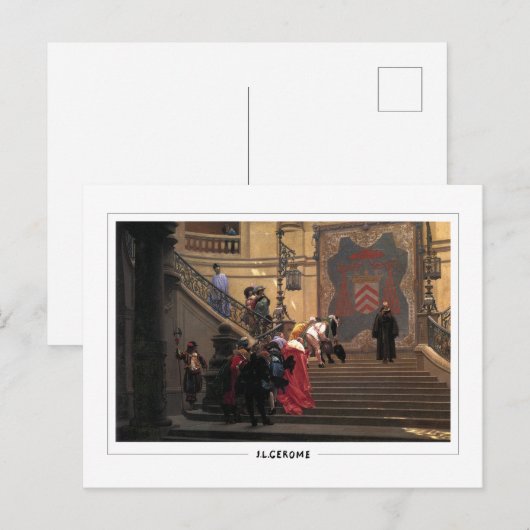 Jean-Léon Gérôme #61 - Briefkaart met fijne kunst (Voorkant / Achterkant)