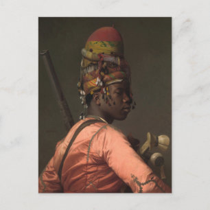 Jean-Leon Gerome Black Bashi-Bazouk circa 1869 Briefkaart