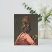 Jean-Leon Gerome Black Bashi-Bazouk circa 1869 Briefkaart (Staand voorkant)